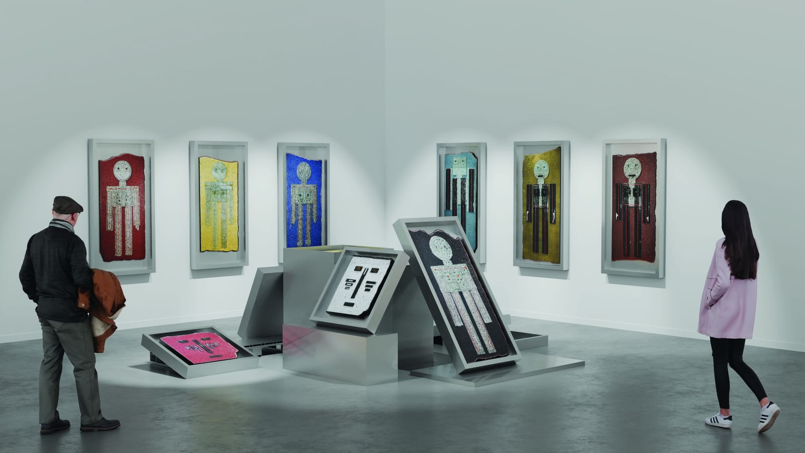 Vue 3D de l’exposition « Humanoïde, devenons-nous tous androïdes ? »